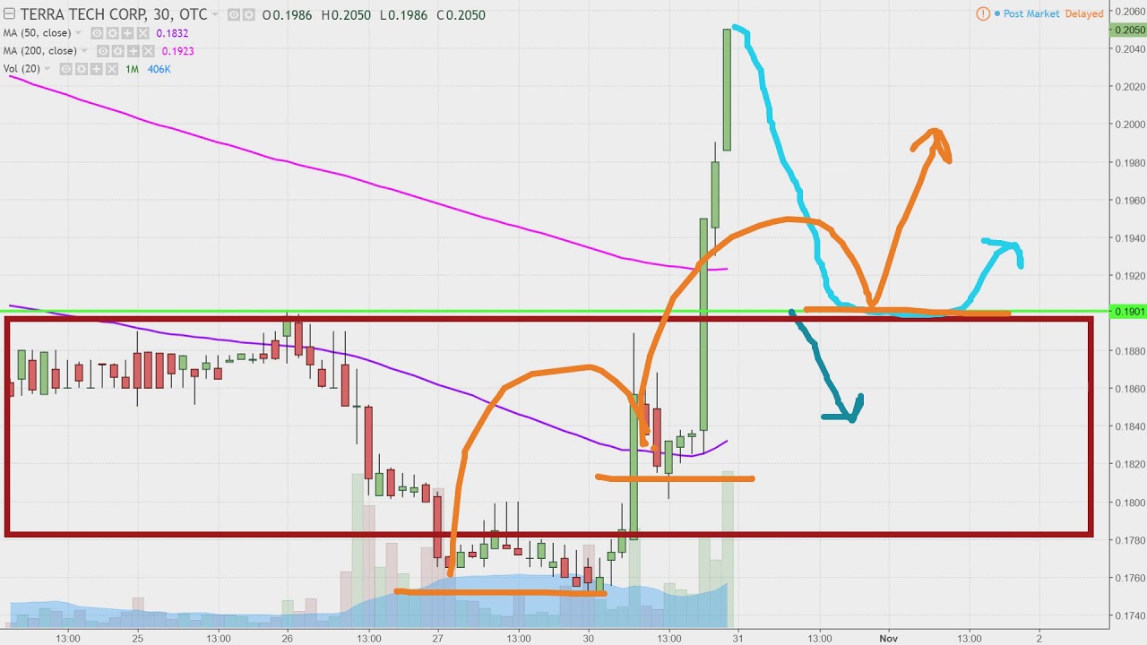 Terra Tech Stock Chart