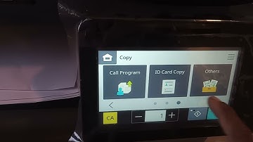 Sharp BP-22C20/25 ID Card setting