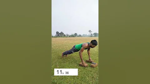 30 Seconds Knuckle Push ups Challenge🔥|  #pushupchallenge #shorts @Fitness-is-life