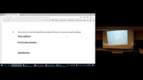 Algorithms Lecture 19, Oct 31, 2019 - Panopto