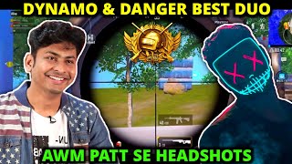 DYNAMO + HYDRA DANGER BEST DUO MATCH IN CONQUEROR LOBBY - PUBG MOBILE