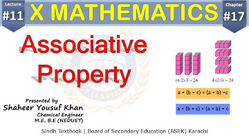 Associative Property || Chapter 17 || Class 10 Maths || Lecture 11 || by ykSir