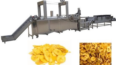 Automatic Banana Chips Making Machine Price丨Banana and Plantain Chips Processing Line