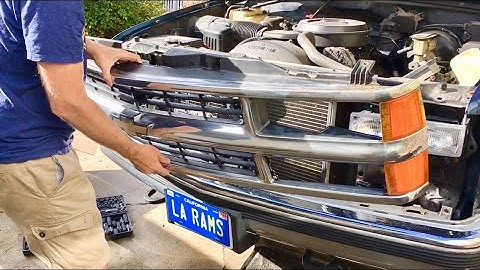 How To Remove The Grill On A Chevrolet Truck