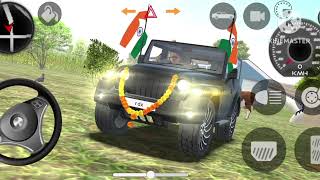 NEW BLACK MAHINDRA THAR GAME || DOLLAR SONG THAR OFFROAD GAMEPLAY OF THAR IN VILLAGE ||