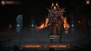 Diablo Immortal, Barbarian, Whirlwind and stomp, pve build