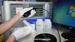Nobotech water PH digital sensor connecting with PC software