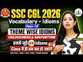 😟Idioms & Phrases Class-18 | Theme: Unluckiness & Misfortune | Asked in CGL, CPO | Radhika Mam | RBE