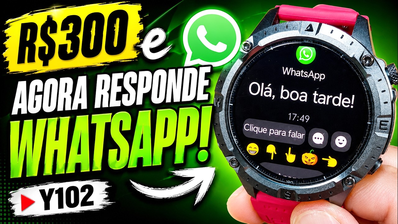 NOVO Y102 ATUALIZOU! JÁ ERA COMPLETO... AGORA RESPONDE WHATSAPP!