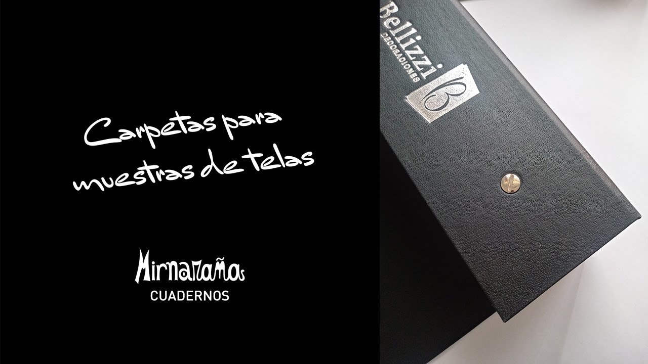Carpeta para muestrario de telas
