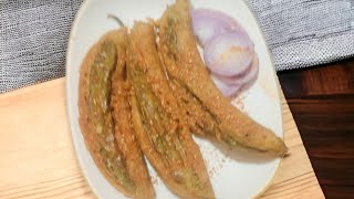 how to make mirchi bajji 😋 beautiful evening with wonderfull snacks#youtube #watch #beautiful #love