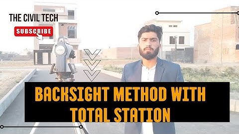 Backsight method of sokkia cx105 total stations || Occ. Orientation