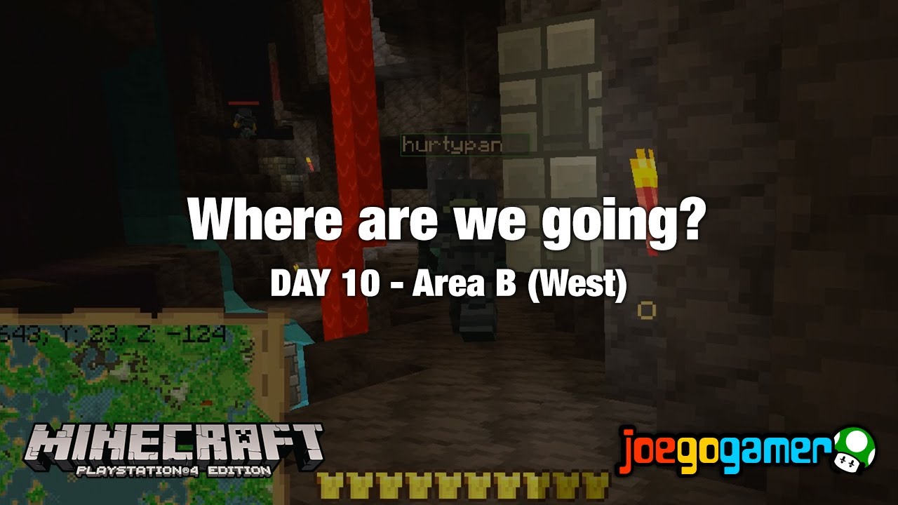 Minecraft PS4 Gameplay: Day 10 - Where are we going? (Adventure Time Theme)
