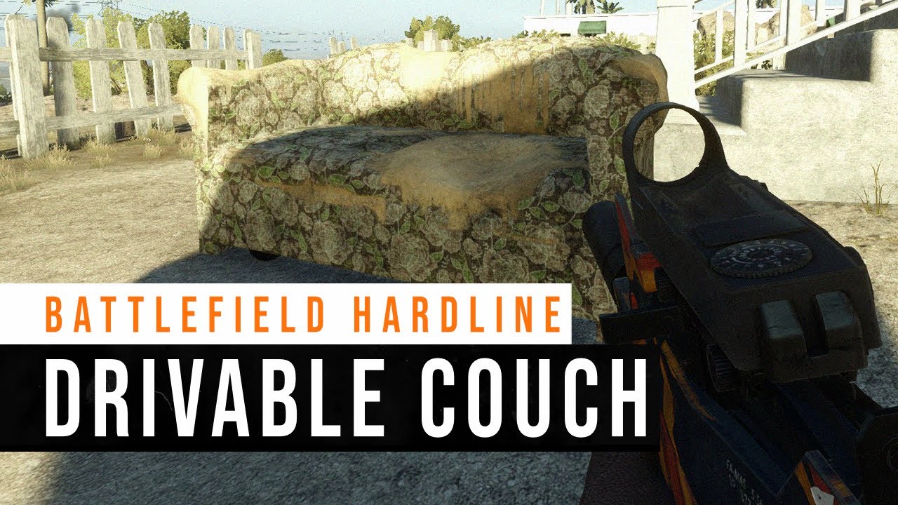 Drivable Couch Easter Egg in Battlefield Hardline! YouTube