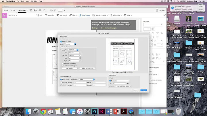 Cropping a PDF In Adobe Acrobat
