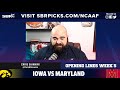 College Football Opening Lines 🏈 | Iowa vs. Maryland Week 5 Early Odds And Preview