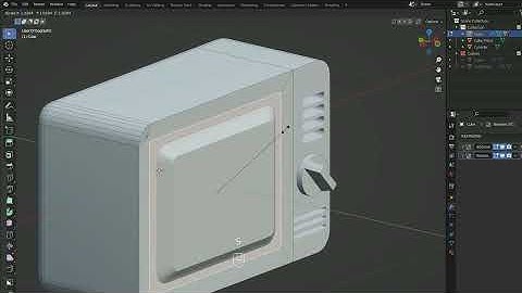 Speed Modeling : Old Television [Blender 3.0]