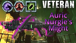 Auric Nurgle's Might : Veteran Combat Blade/Recon Lasgun - Darktide 40k