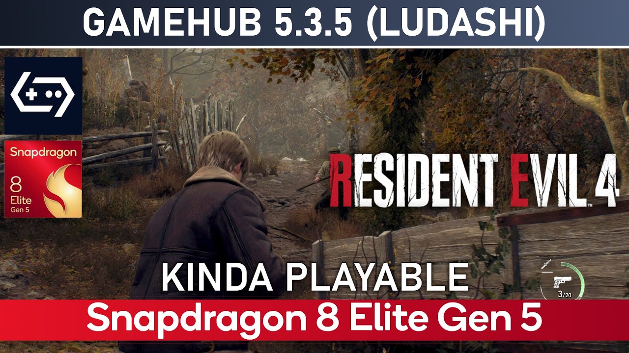 RESIDENT EVIL 4 REMAKE Snapdragon 8 Elite Gen 5 GAMEHUB LUDASHI