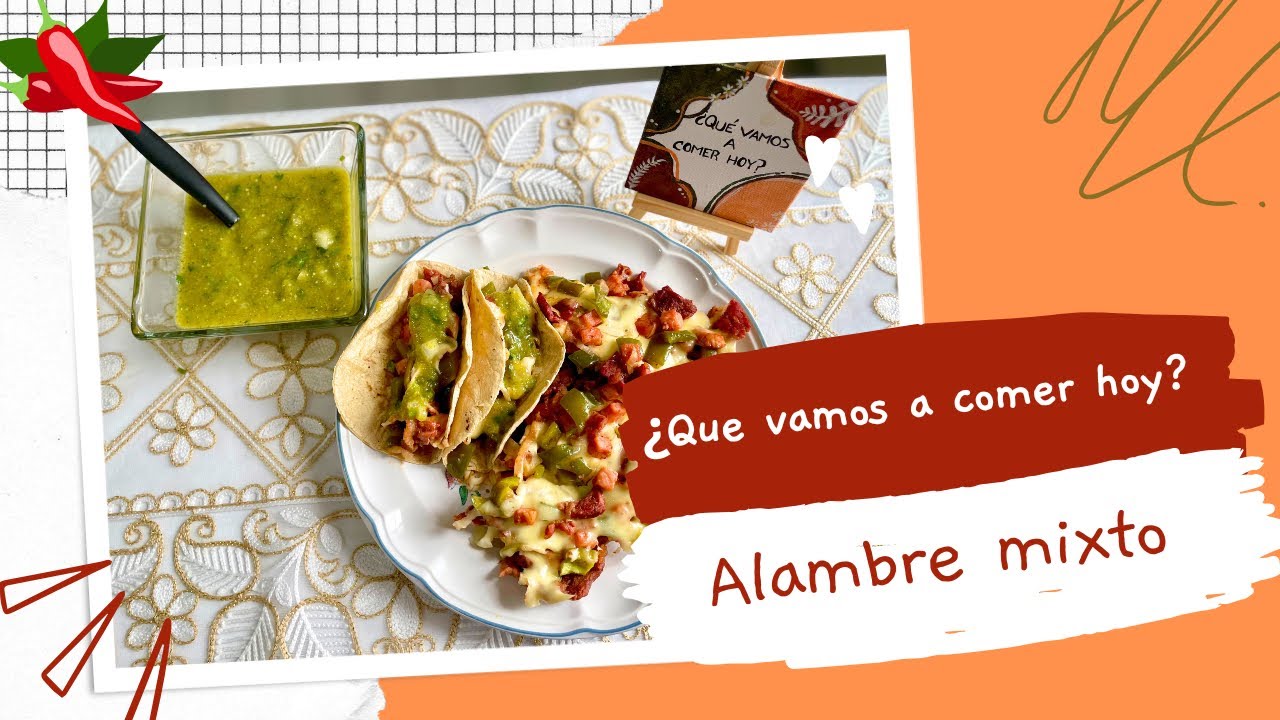 Alambre mixto. Fácil y rápido 👌