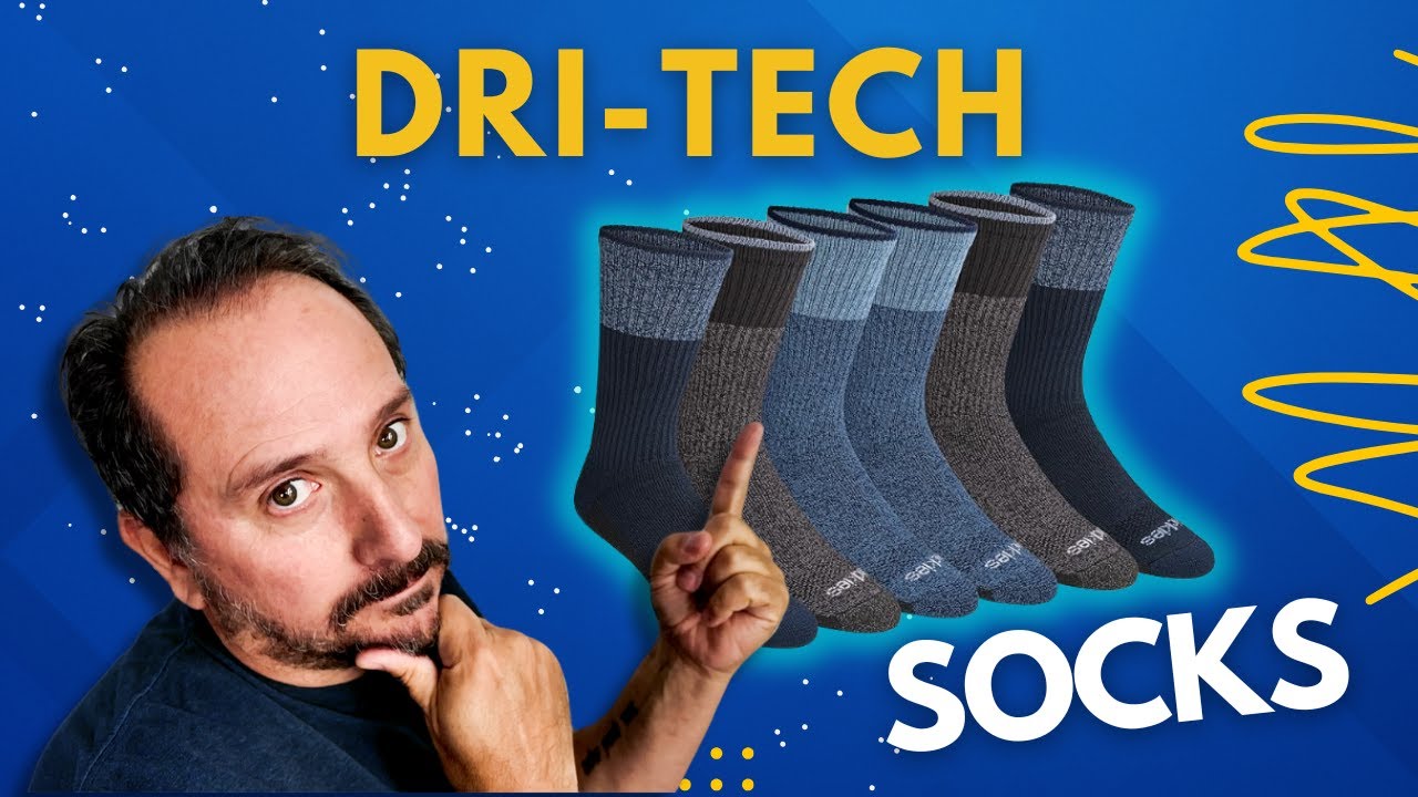 DICKIES MEN'S DRI-TECH ESSENTIAL MOISTURE CONTROL CREW SOCKS Review | Stay Dry | Reviews Unscripted