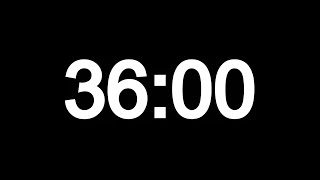 36 Minute Timer | Loud Alarm ⏰ 