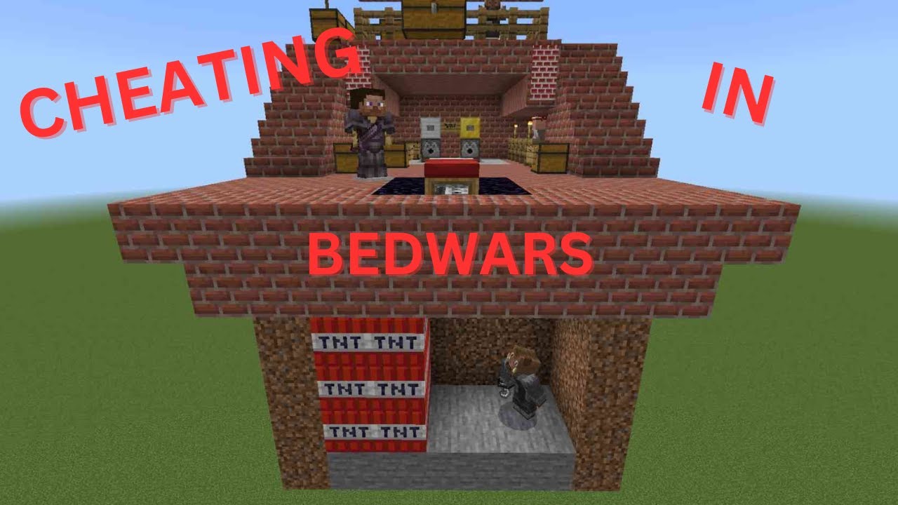 CHEATING In Minecraft Bedwars! - YouTube