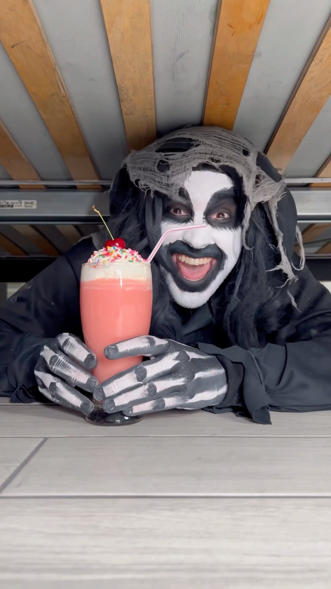 Monster wants spaghetti milkshake ?? #shorts