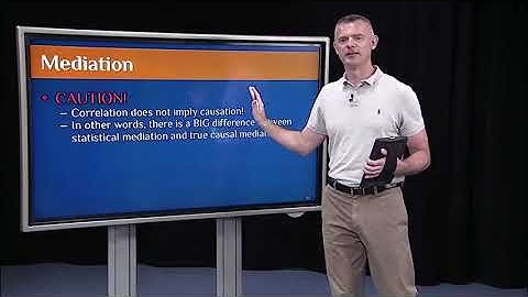 Lecture 14 - Mediation (1/2): Standard approach