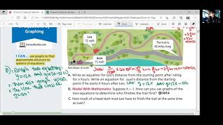 EnVision Algebra 1 Lesson 4-1: Solving SOE by Graphing Wealth