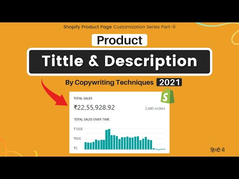 How to Write Product Description in Shopify - 2021 | Description Copywriting Techniques for Sales