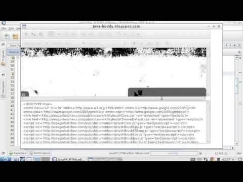 JavaFX HTMLEditor example, load content from URL
