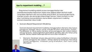Tugas Requirement modeling 1: (Scenario based & class model)👍