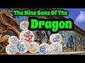 Discover the mystery of the nine sons of the dragon  year of the dragon tencoin set