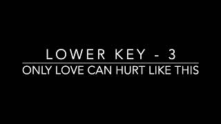 ONLY LOVE CAN HURT LIKE THIS - LOWER KEY - 3 - KARAOKE/INSTRUMENTAL - PALOMA FAITH - PIANO VERSION