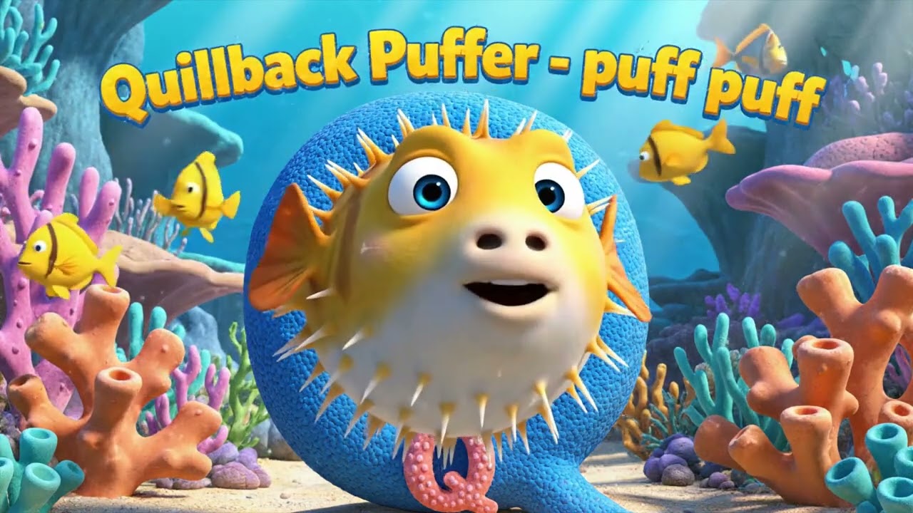 ABC Fish Kid Song 🌟 | Learn Alphabet with Sea Animals | Pixar Animation