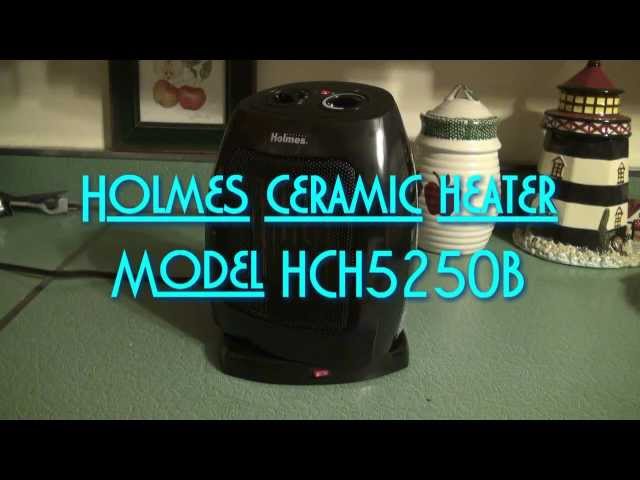 Holmes Ceramic Oscillating Portable Heater Review - Model HCH5250B HCH520TG  - YouTube