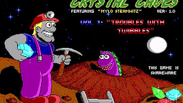 Longplay: Crystal Caves - Volume 1: Troubles with Twibbles (1991) [MS-DOS]