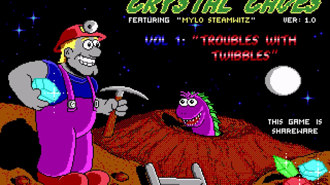 Longplay: Crystal Caves - Volume 1: Troubles with Twibbles (1991) [MS-DOS]