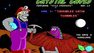 Longplay: Crystal Caves - Volume 1: Troubles with Twibbles (1991) [MS-DOS]