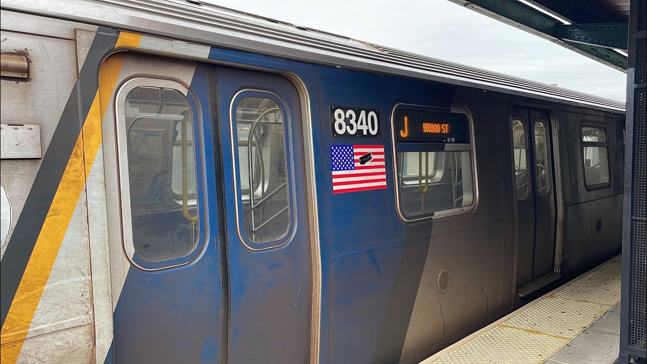 BMT Jamaica Line: (J) Lcl/Exp and (Z) Exp Trains with Skip-Stop @Gates Avenue (R160A-1, R160C, R179)