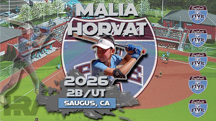 2026 Malia Horvat  Second Base & UT (Lefty Hitter) Softball Skills Video - i5