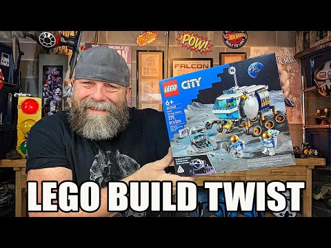 YouTube thumbnail: LEGO City Lunar Roving Vehicle 60348 Review with a Twist!