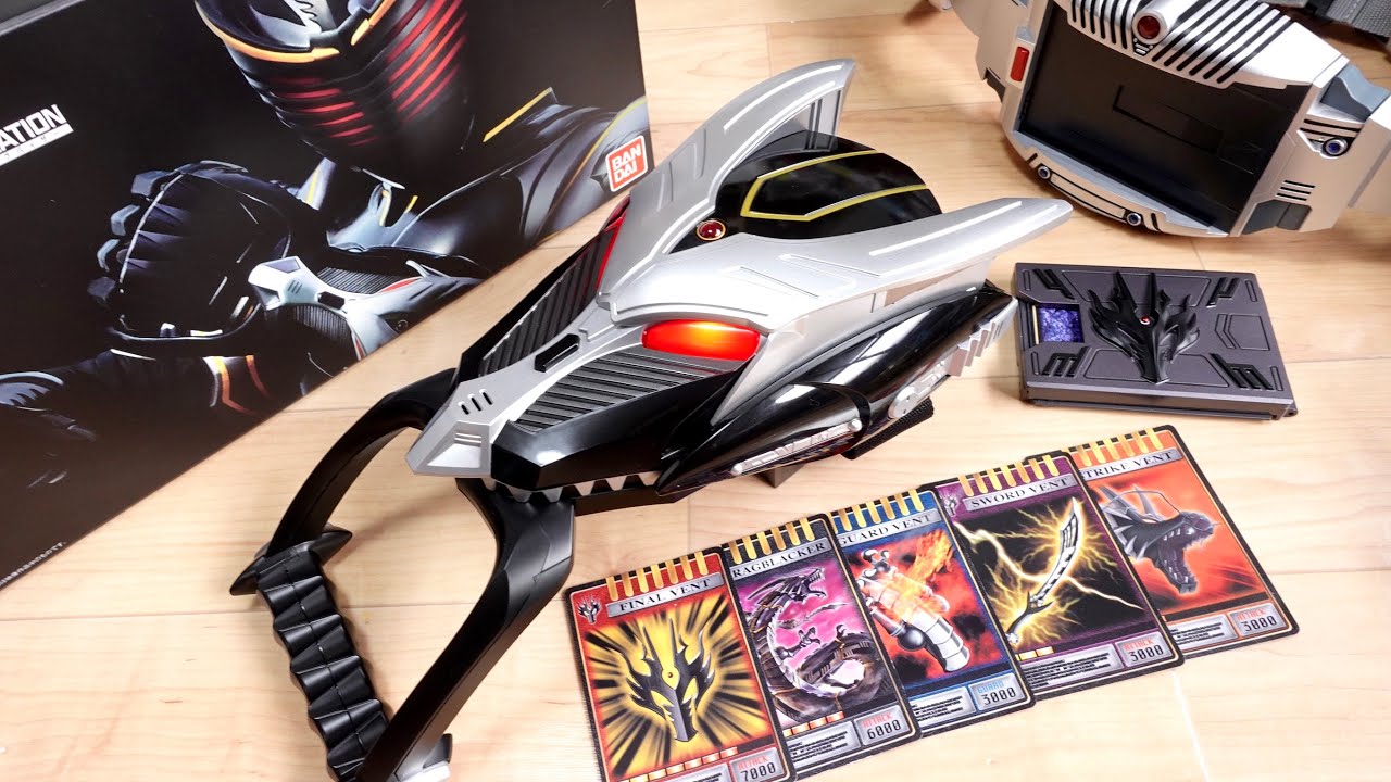 リュウガサバイブもできる！プレバン限定 CSMブラックドラグバイザー レビュー！2018年版CSMアドベントカードに対応！単体でVバックル連動セリフも鳴るぞー！仮面ライダーリュウガ/龍騎