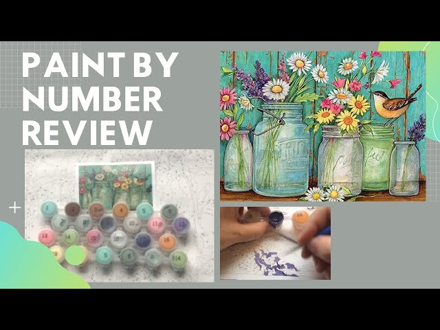 Paint by number unboxing from Canvas by Numbers 