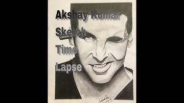 akshay kumar sketch time lapse
