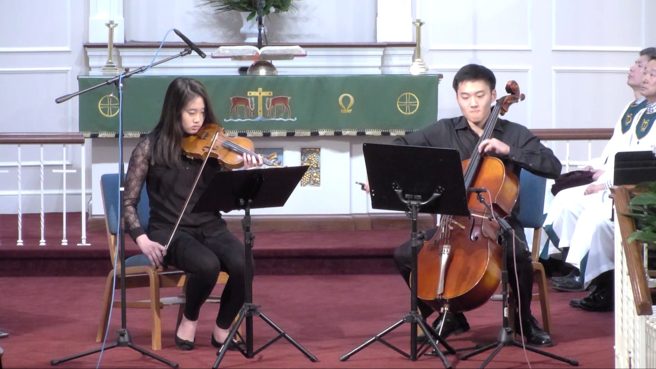 fkumc cherry hill [2017.02.19] '누군가 널 위해 기도하네' (Violin:김지원, Cello:김태엽)