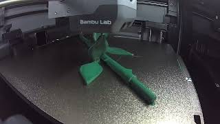 3D Printing a Large Flower Stem | Bambu Lab Timelapse
