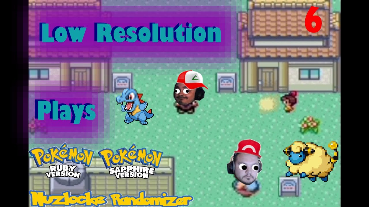 Pokemon Ruby/Sapphire Nuzlocke Randomizer! | Ep. #6 | Disastrous start | Low Res Plays