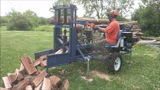 Homemade firewood processor  Big changes